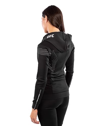 Venum Women's Standard UFC Authentic Fight Night Walkout Hoodie, Black, X-Small