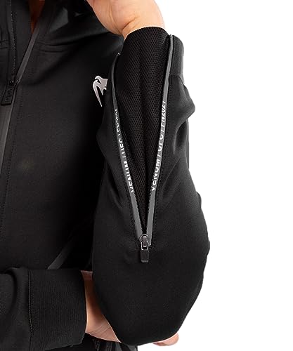 Venum Women's Standard UFC Authentic Fight Night Walkout Hoodie, Black, X-Small