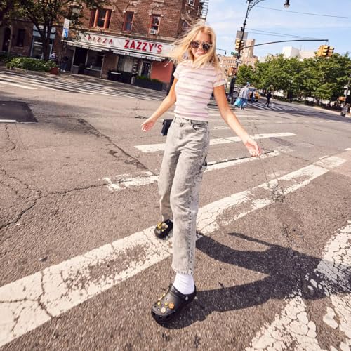 Crocs Unisex-Adult Classic Clogs (Best Sellers), Black, 10 Men/12 Women