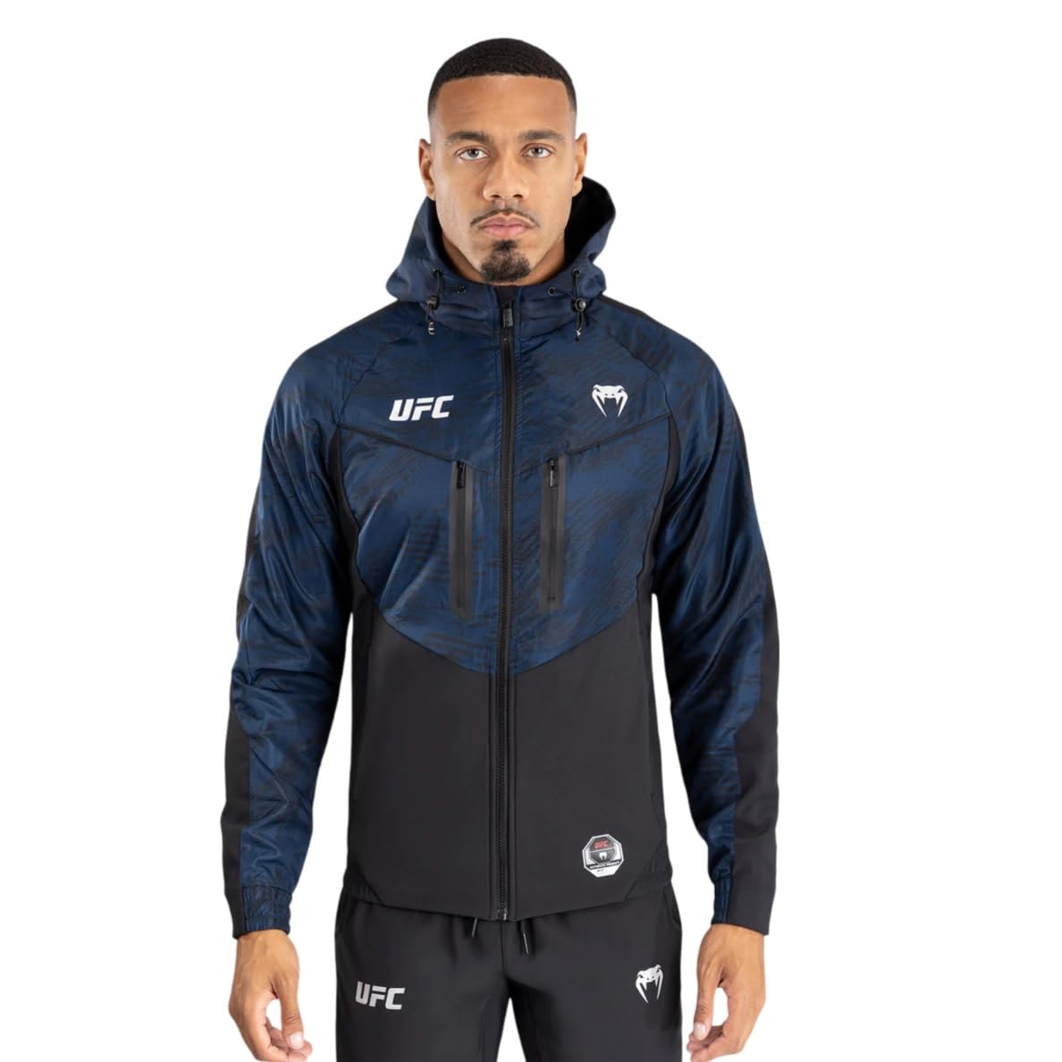 Venum Fight Week Men's Zip Hoodie, Oceanic Blue