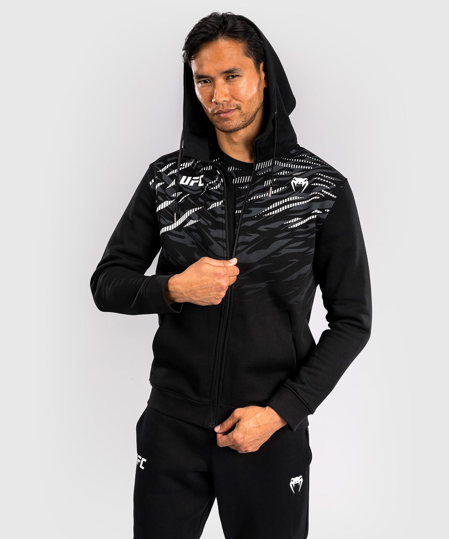 Venum Men's Replica Zip Hoodie, Black
