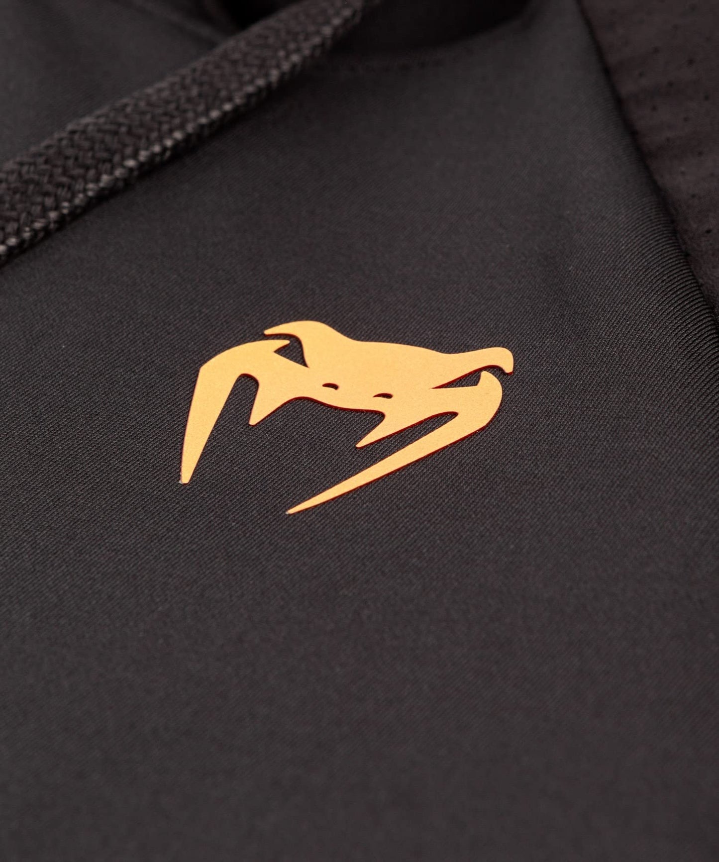 Venum Men's Standard UFC Authentic Fight Night Walkout Hoodie, Black/Gold, Medium