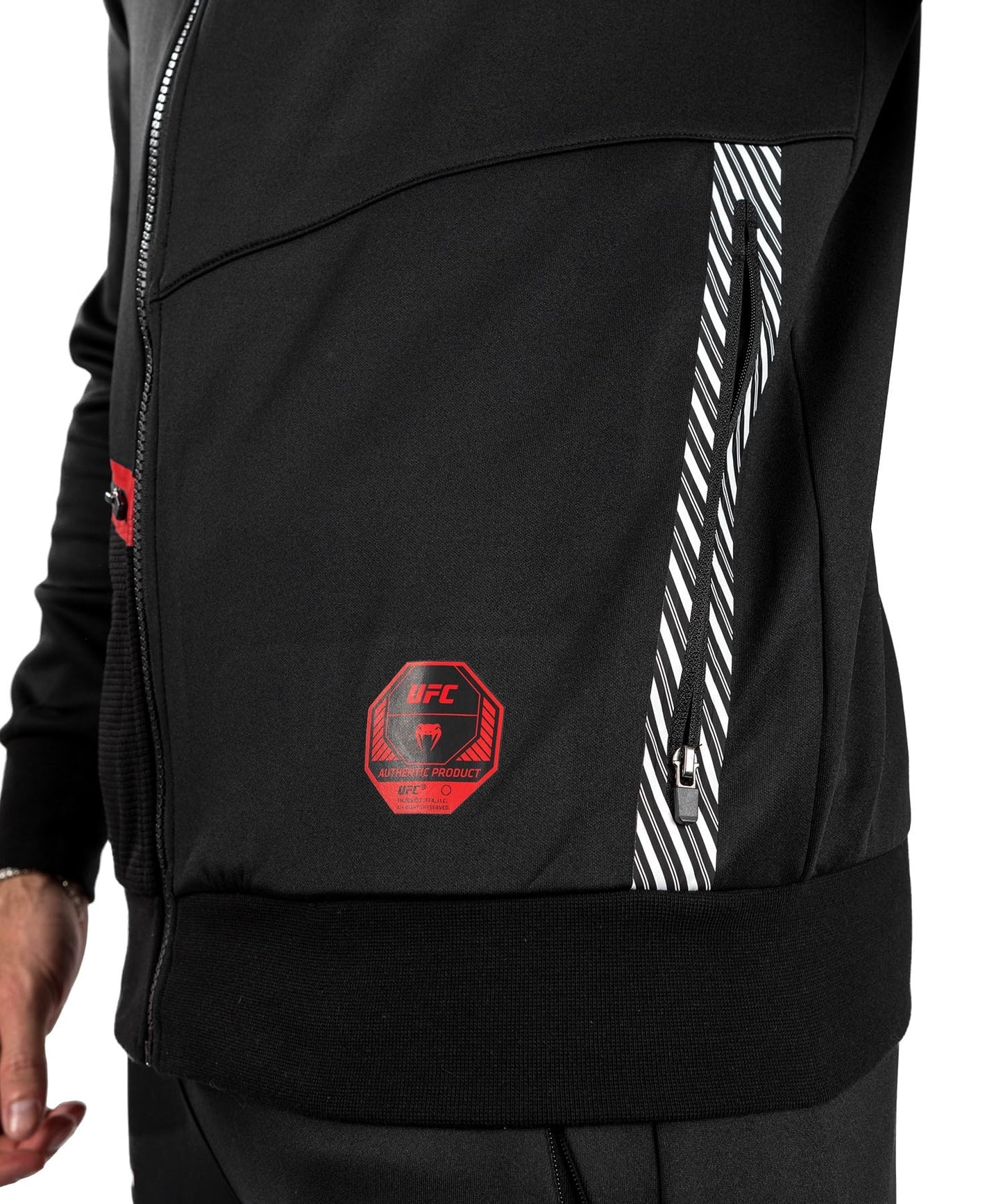 Venum Men's Standard UFC Adrenaline Fight Week Zip Hoodie Black