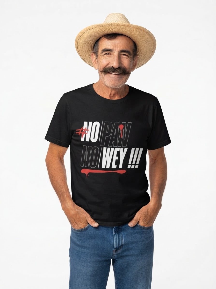 NO PAN NO WEY Camiseta de manga corta
