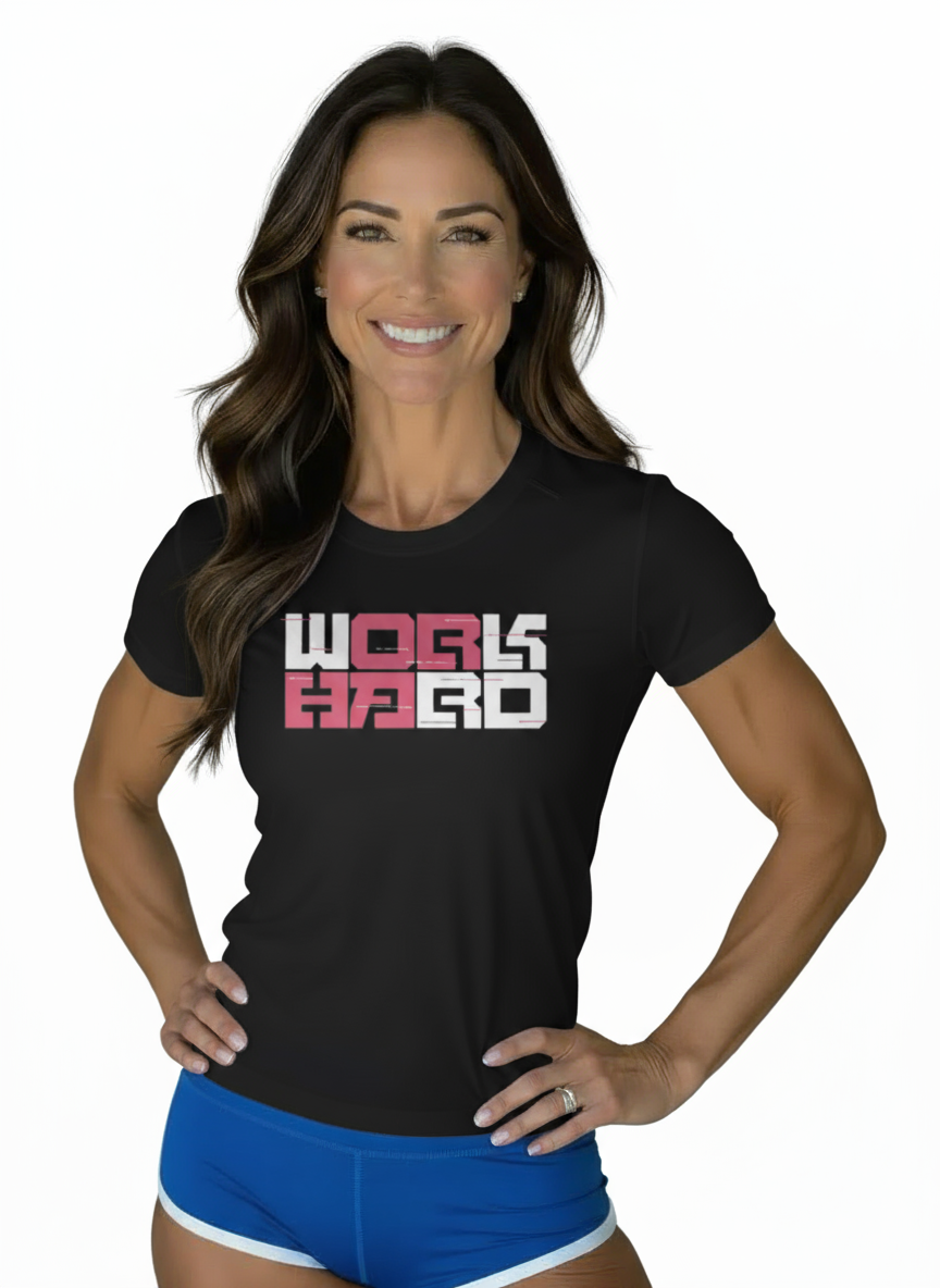 Camiseta suelta mujer WORK HARD